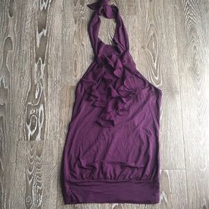 Small Arden B ruffle halter